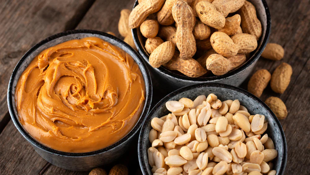 Photo d'un beurre de cacahuète pour l'intégrer dans plusieurs recettes salés.