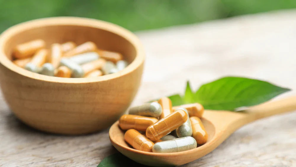 Photo de complément alimentaire Tribulus terrestris.