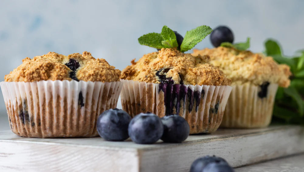 Photo de muffins aux flocons d'avoine.
