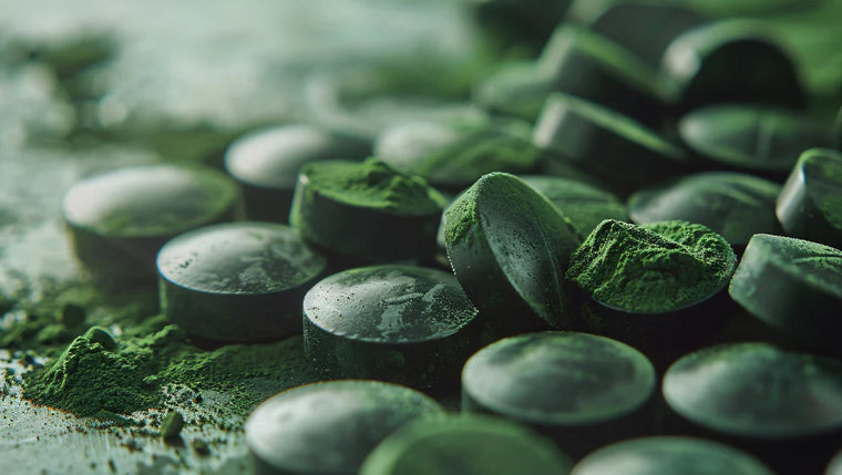 Gélules de spiruline, un organisme aux nombreux bienfaits. 