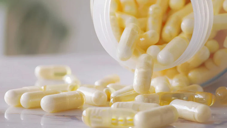 Image de complément alimentaire en gélules de sélénium pour une supplémentation