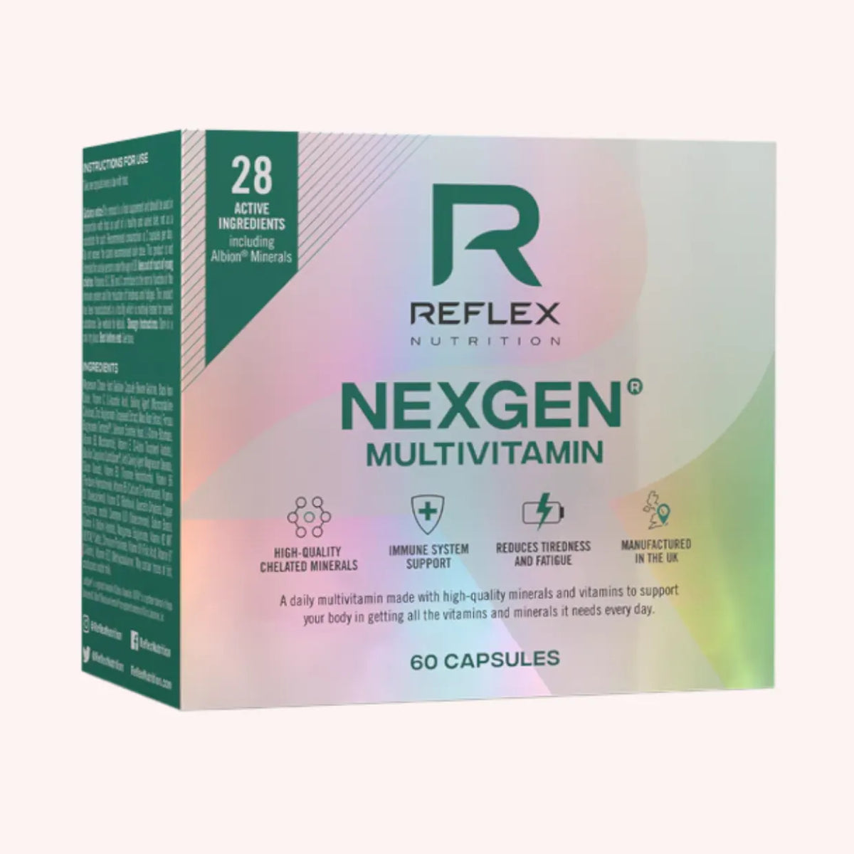 Nexgen Multivitamines Reflex : 60 gélules