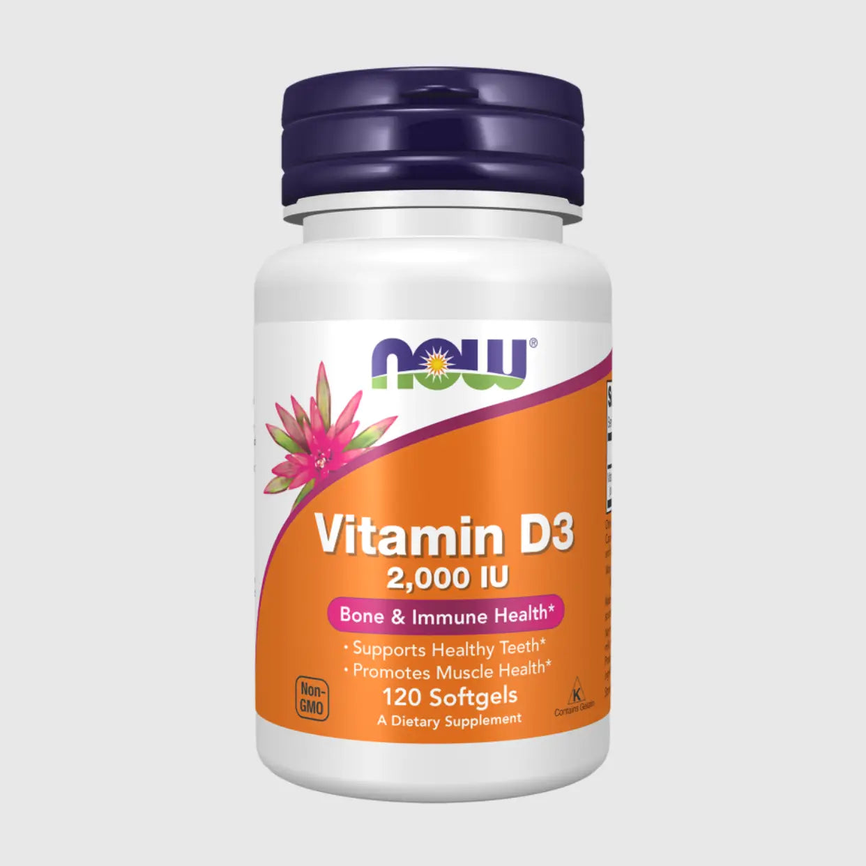 Vitamine D3 2000 IU - Now Foods